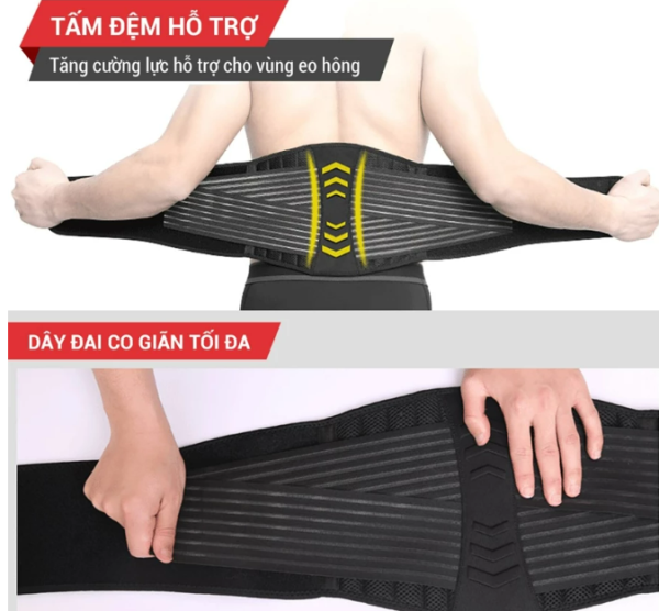 Đai lưng hỗ trợ tập gym - Hình ảnh 3