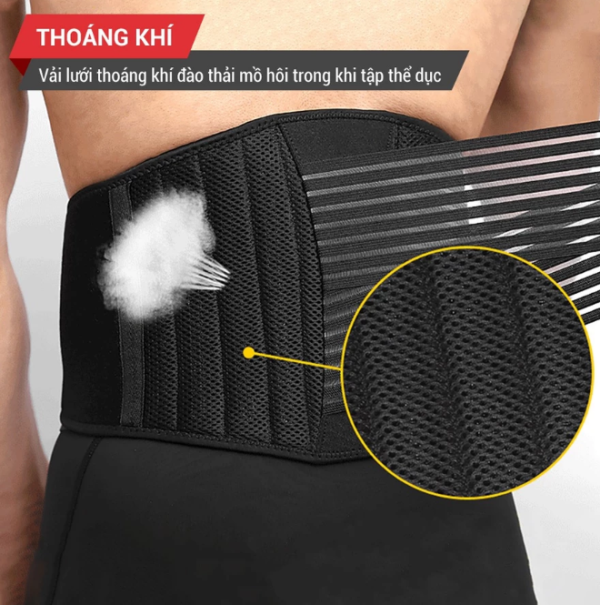 Đai lưng hỗ trợ tập gym - Hình ảnh 4