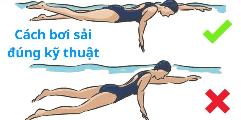 Cách bơi sải đúng kỹ thuật cho người mới