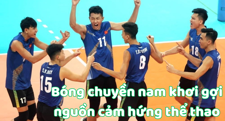 Khơi gợi cảm hứng bóng chuyền nam