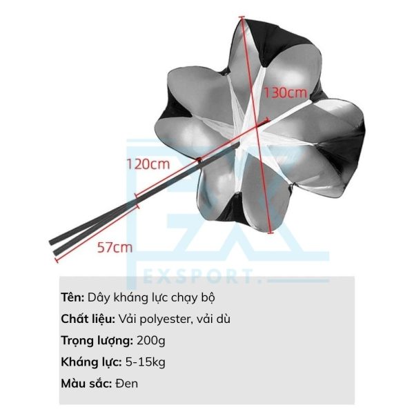 Dù kháng lực chạy bộ - Hình ảnh 2