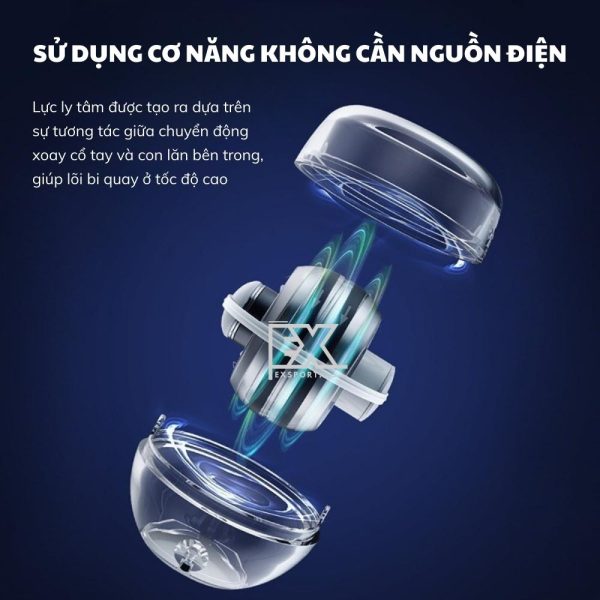 Bóng tập cổ tay Gyro Ball - Hình ảnh 3