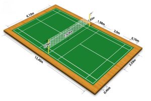 Kích thước sân bóng chuyền hơi tiêu chuẩn